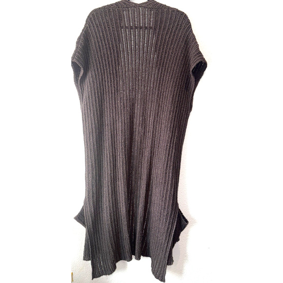 Free People Brown Open-Front Cardigan - Picture 6 of 8